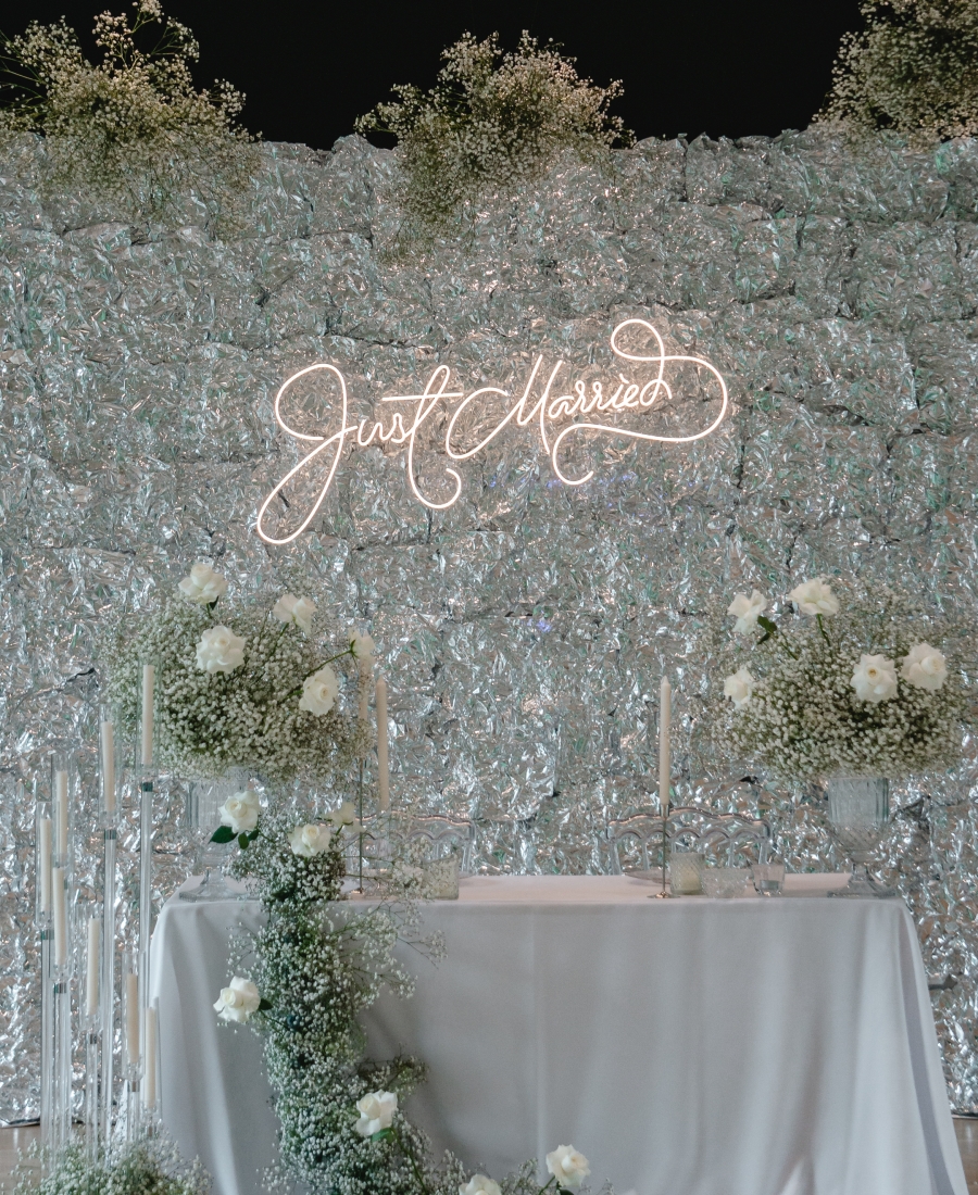 Boda blanca con estilo